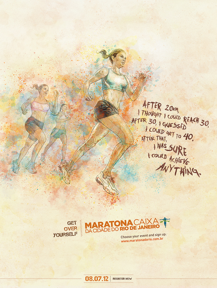 Get Over Yourself Rio de Janeiros Marathon Campaign anything 750 Get Over Yourself Rio de Janeiros Marathon Campaign