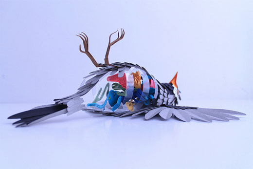 bird 4 Paper Bird Anatomy by Diana Beltran Herrera