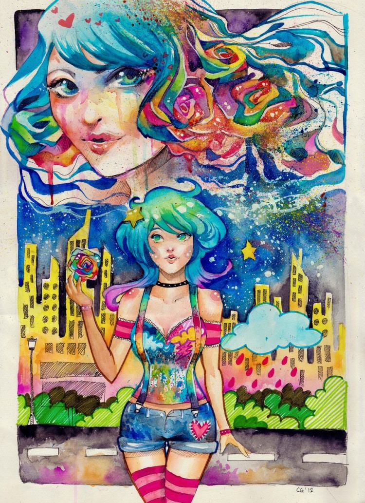 Illustrations by Clarina Gonzales commission clefairykid by riangonzales d572fun 750x1032 Illustrations by Clarina Gonzales