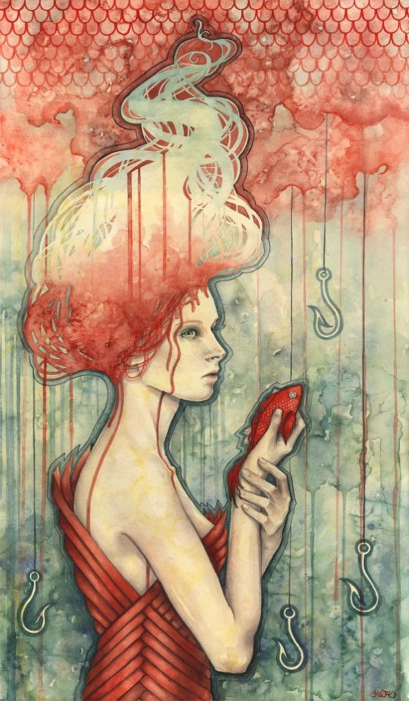 Illustrations by Kelly McKernan concede by greeneyedsiren600 1028 597x1024 Illustrations by Kelly McKernan