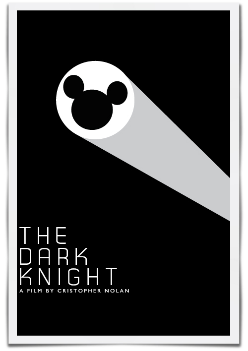 The Dark Knight (Minimal Poster) dark The Dark Knight (Minimal Poster)