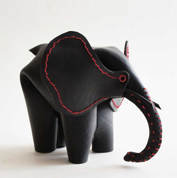 Animal figurines made from recycled rubber tires Animal figurines made from recycled rubber tires