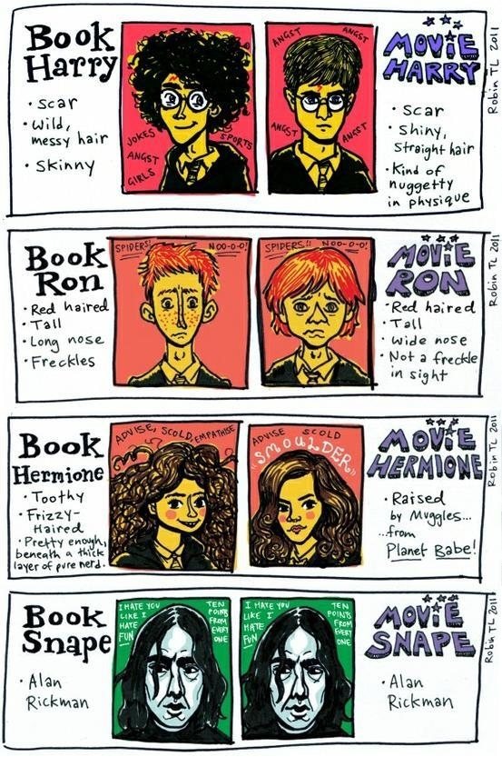 harrybooksvsmovies1  Harry Potter: The Books vs The Movies