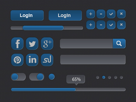 hd waterproof ui elements GUI Elements | Waterproof