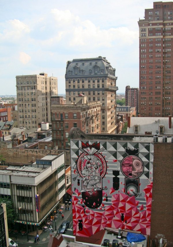New Mural by How & Nosm in Philadelphia how nosm3 New Mural by How & Nosm in Philadelphia
