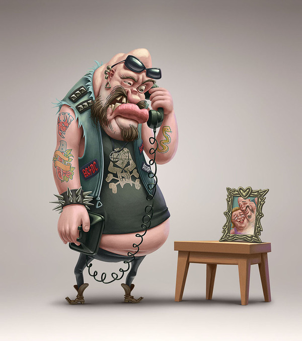 Funny Characters by Oscar Ramos i1a158 Funny Characters by Oscar Ramos