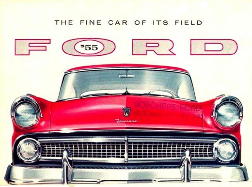 i1a232 FORD BROCHURE (1955)