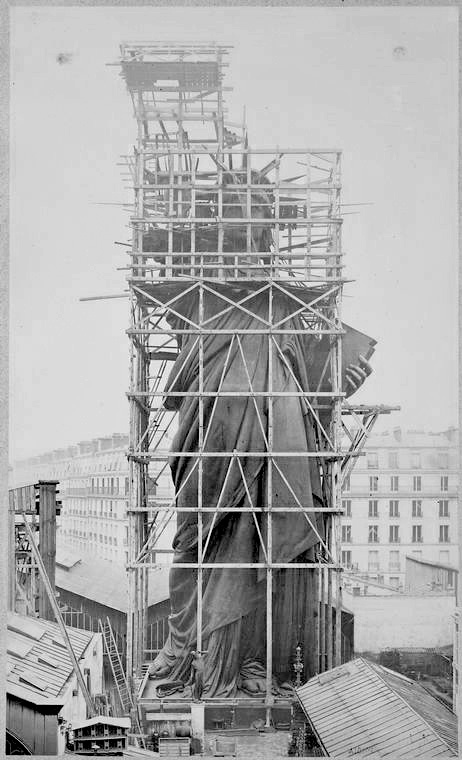 STATUE OF LIBERTY IN PARIS (1877 1885) i1b185 STATUE OF LIBERTY IN PARIS (1877 1885)