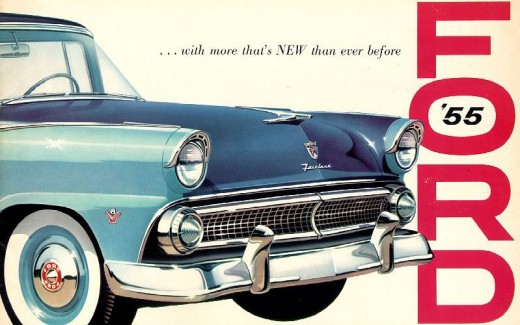 i1b224 FORD BROCHURE (1955)