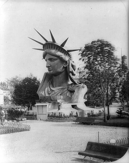 STATUE OF LIBERTY IN PARIS (1877 1885) i1c185 STATUE OF LIBERTY IN PARIS (1877 1885)