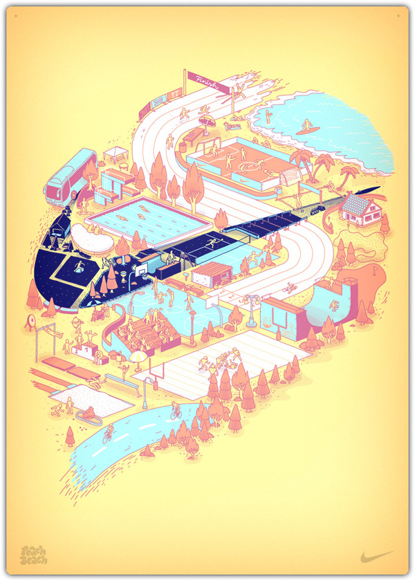 i1c229 Illustrations for Nike by PEACHBEACH