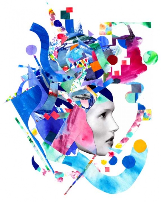 i1c89 Colorful Illustrations and Collages by Niky Roehreke