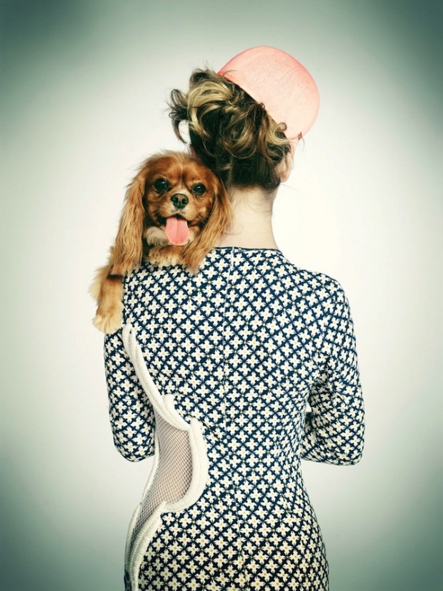 Fashion Photography with Dogs Over Shoulders i1c93 Fashion Photography with Dogs Over Shoulders