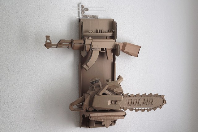 jgyh124405 Cardboard Sculptures by Bartek Elsner