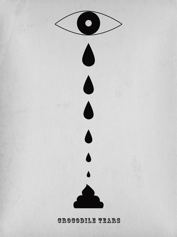 Crocodile Tears by Gosia Herba. krokodyle lzy Crocodile Tears by Gosia Herba.