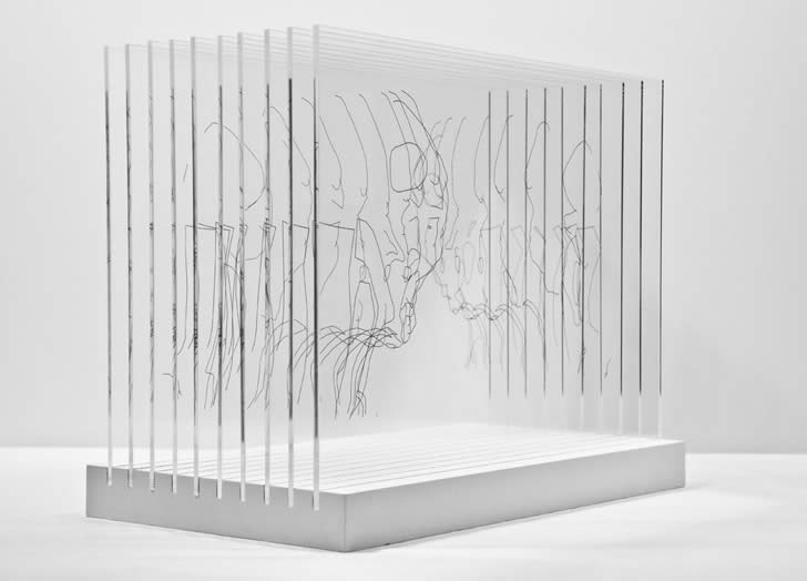 The Transparent Face Off Sculpture mario david fischer 03 The Transparent Face Off Sculpture