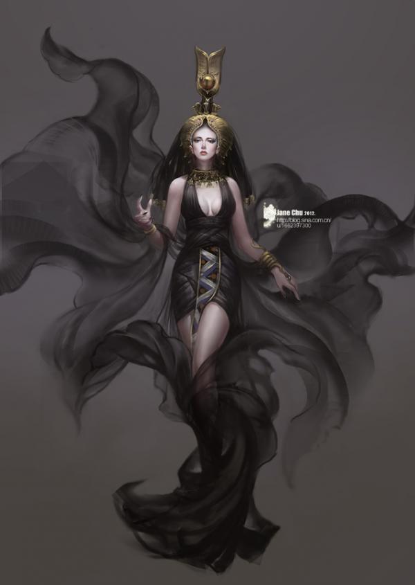 nefertiti by yingxi chu600 845 Digital Art by Yingxi Chu