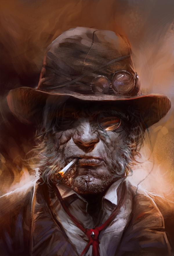 oldfart by czarnystefan600 883 Digital Art by Grzegorz Krysinski