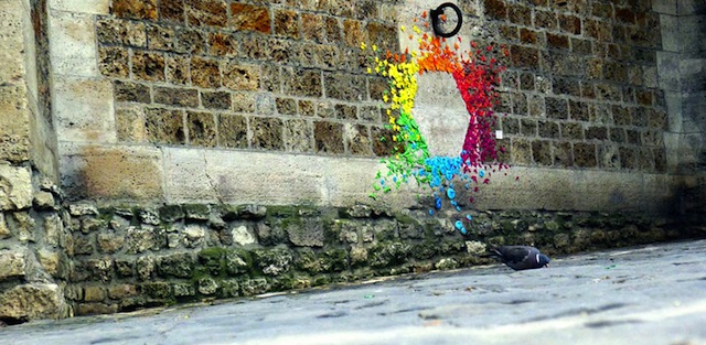 Urban Origami Murals in Vietnam, Hong Kong and France origami mural maurica 09 Urban Origami Murals in Vietnam, Hong Kong and France
