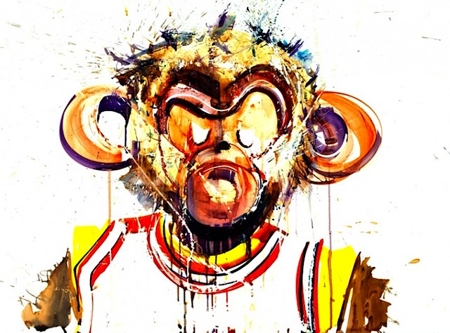 popart by dave white 04 Dynamic Pop Art and Sneaker Drwaings by Dave White