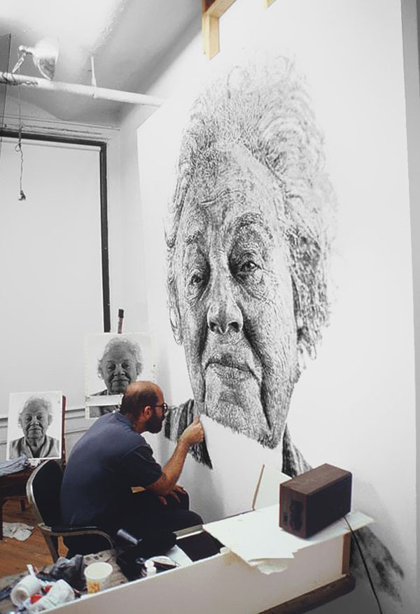  Portraits Made With Thousands of Artists Fingerprints 