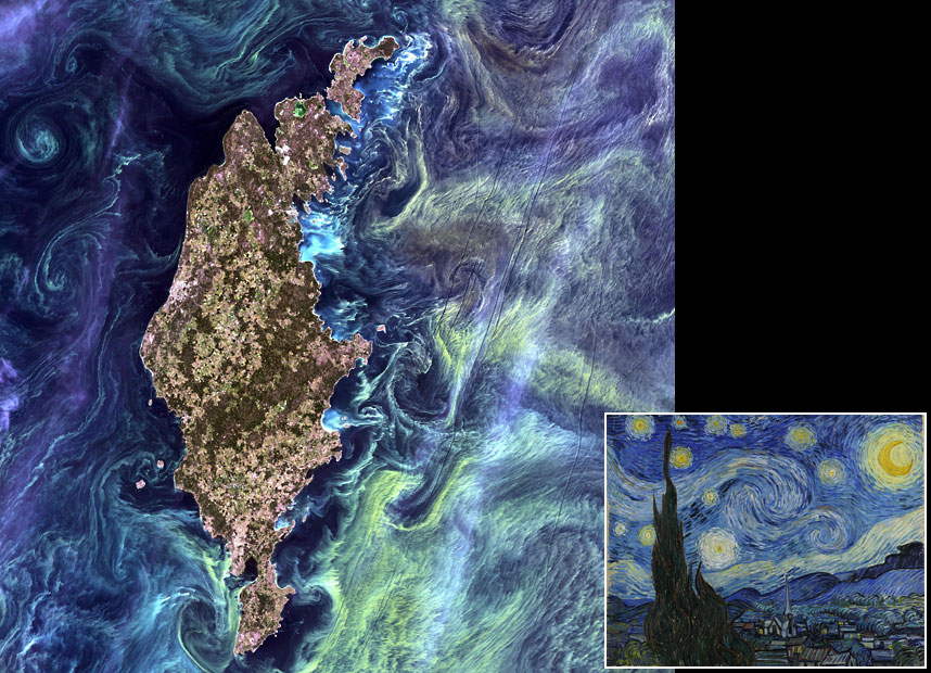 satellite 2288734k Van Gogh from Space
