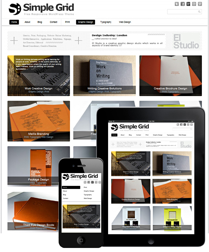 20 Extraordinary Free Portfolio WordPress Themes by Dessign.net simple grid theme responsive 20 Extraordinary Free Portfolio WordPress Themes by Dessign.net