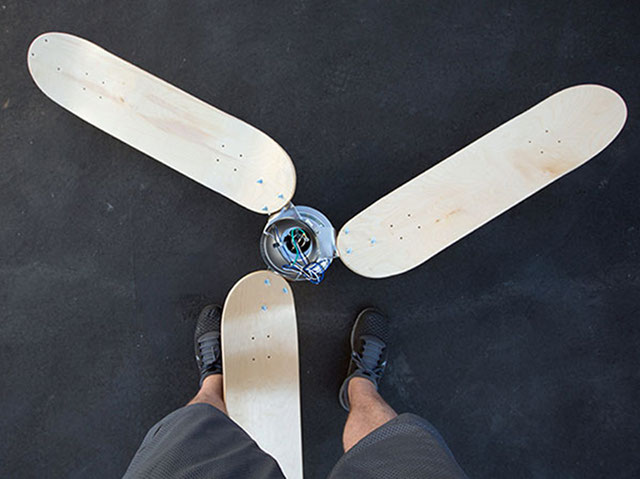 Skateboard Deck Ceiling Fan skateboard fan 31 Skateboard Deck Ceiling Fan