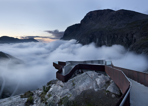 tumblr m6u7qzTgCK1rse1ipo1 500 Trollstigen Tourist Route Project by Reiulf Ramstad Architects