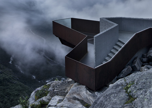tumblr m6u7qzTgCK1rse1ipo2 500 Trollstigen Tourist Route Project by Reiulf Ramstad Architects