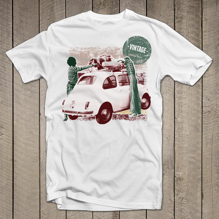 Fiat 500 lifestyle t shirt vintage bellavita fiat500lifestyle Fiat 500 lifestyle t shirt