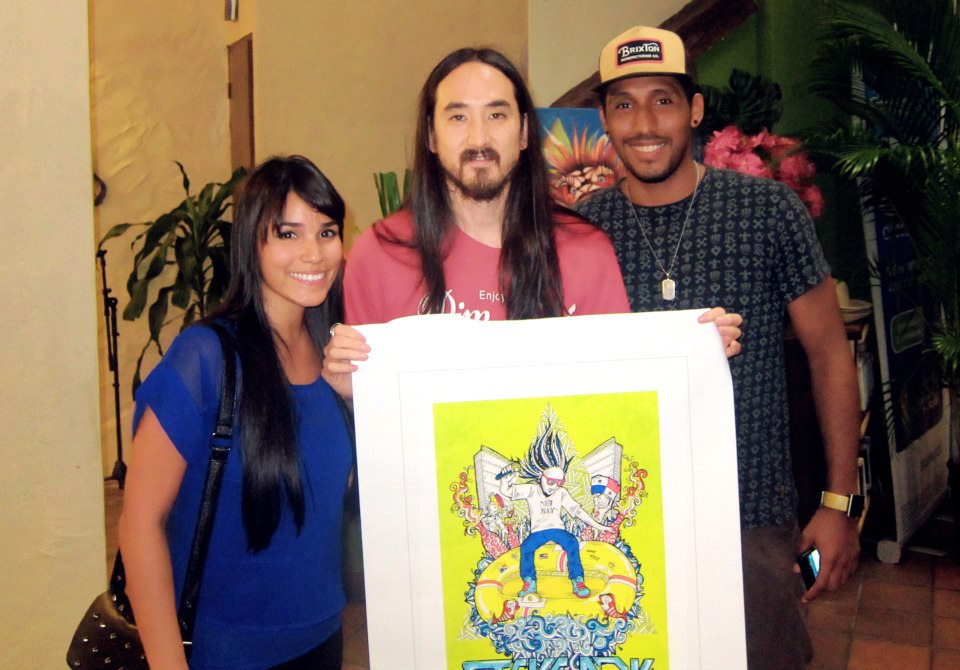 378300 505632086129989 1604363431 n Purple King Crew is Steve Aoki