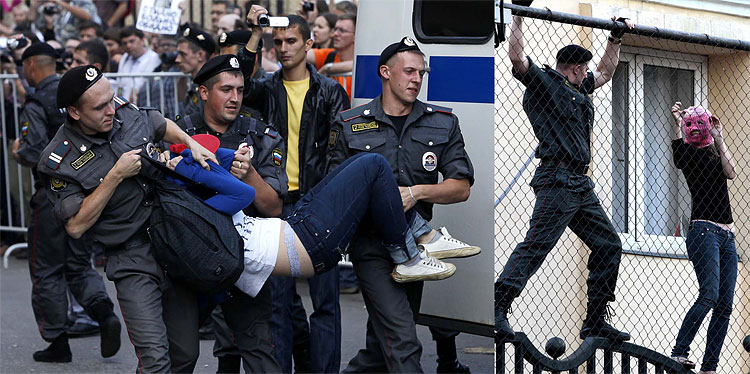 Pussy Riot Sentenced to Two Years in Prison by Russian Court 728 Pussy Riot Sentenced to Two Years in Prison by Russian Court
