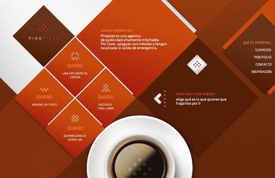 8.diamonds in web design Showcase of Websites Using Diamonds