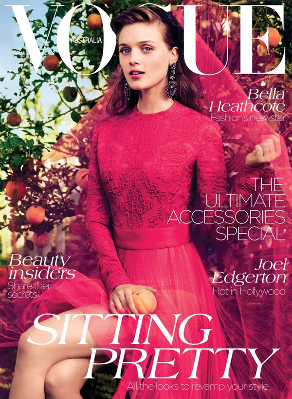89caa bella1 Bella Heathcote Covers Vogue Australia September 2012
