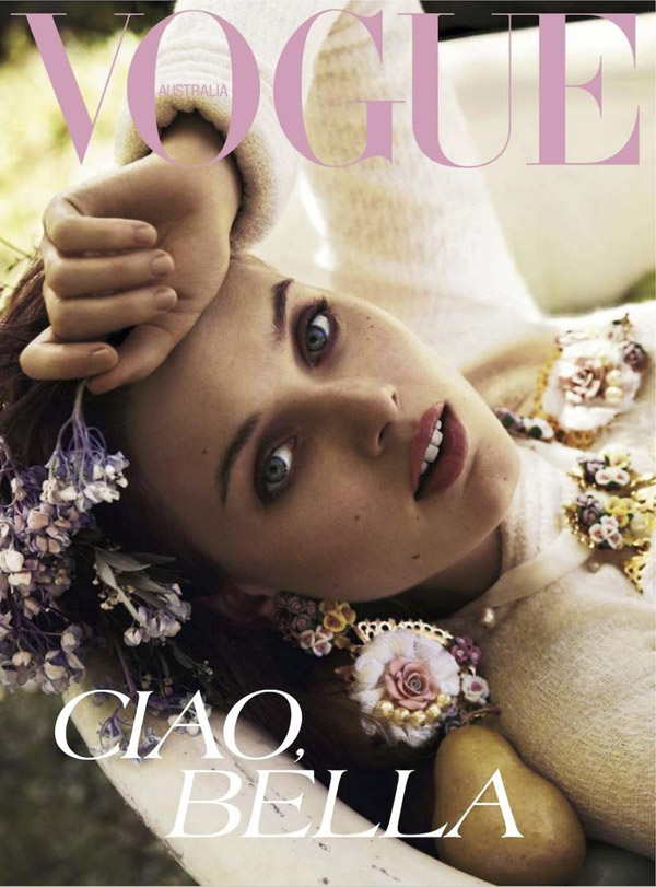 89caa bella2 Bella Heathcote Covers Vogue Australia September 2012