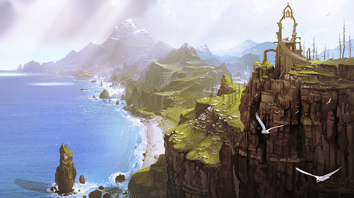 Landscape Digital Paintings 1 20 Amazing Examples Of Landscape Digital Paintings