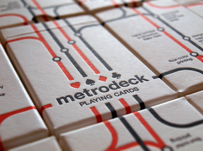 MetroDeck Playing Cards MetroCards collabcubed MetroDeck