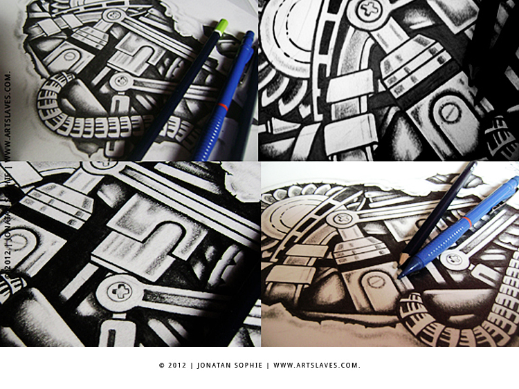 Nitro Bio Mechanical Tattoo Nitro Tattoo design artslaves Nitro Bio Mechanical Tattoo