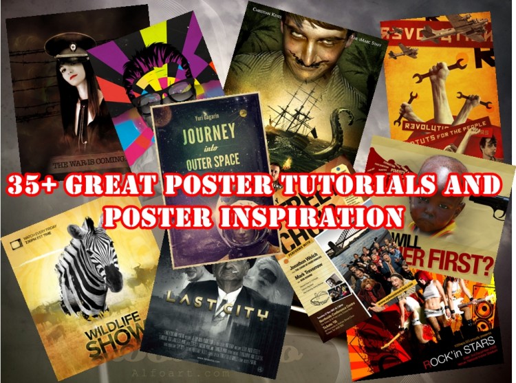 35+ Great Poster Tutorials and Poster Inspiration Poster Design Tutorials 1 750x557 35+ Great Poster Tutorials and Poster Inspiration