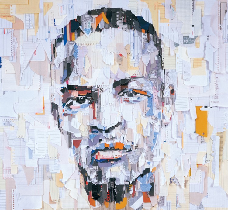STUDENT 750x691 30+ Awesome Examples of Paper Mosaic Portraits