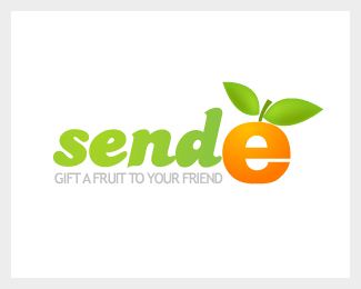 20 Fresh And Creative Fruit Logo Designs SendE by akhilvishnu 20 Fresh And Creative Fruit Logo Designs