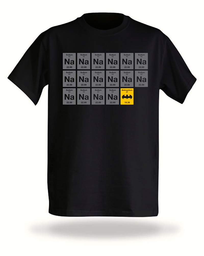 ThinkGeekBatman Nananana Batman Periodic Table T Shirt