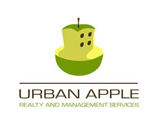 20 Fresh And Creative Fruit Logo Designs Urban Apple by rodescodesign 20 Fresh And Creative Fruit Logo Designs