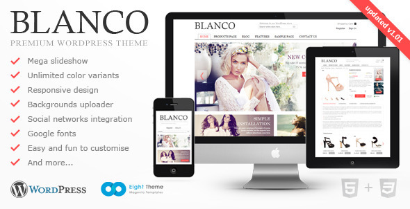 blanco responsive wordpress theme  50+ Free & Premium Responsive wordpress Themes 
