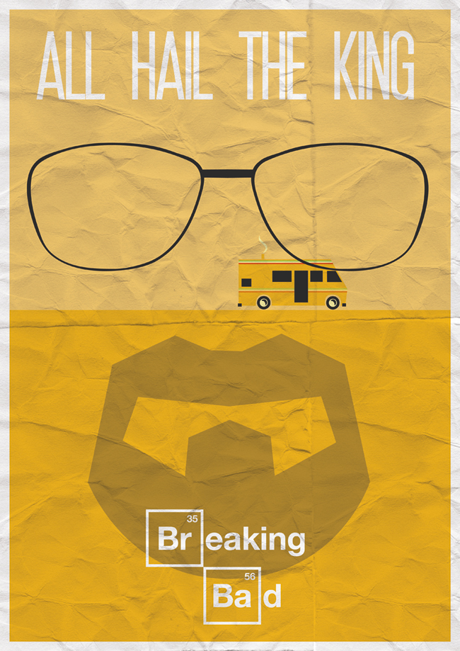 Alternative minimalistic Movie Poster breaking bad web1 Alternative minimalistic Movie Poster