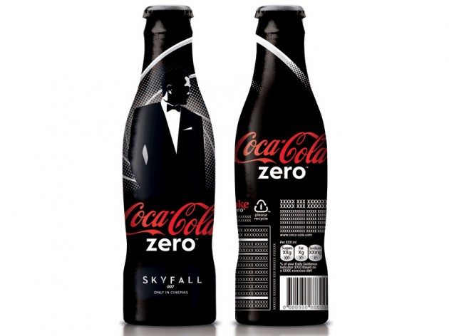 coca cola zero james bond skyfall 3 630x472 Limited Edition Coca Cola James Bond Bottles