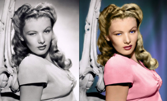 colouring 1 Coloring old, black and white photo in Photoshop   25 Best Photoshop Works