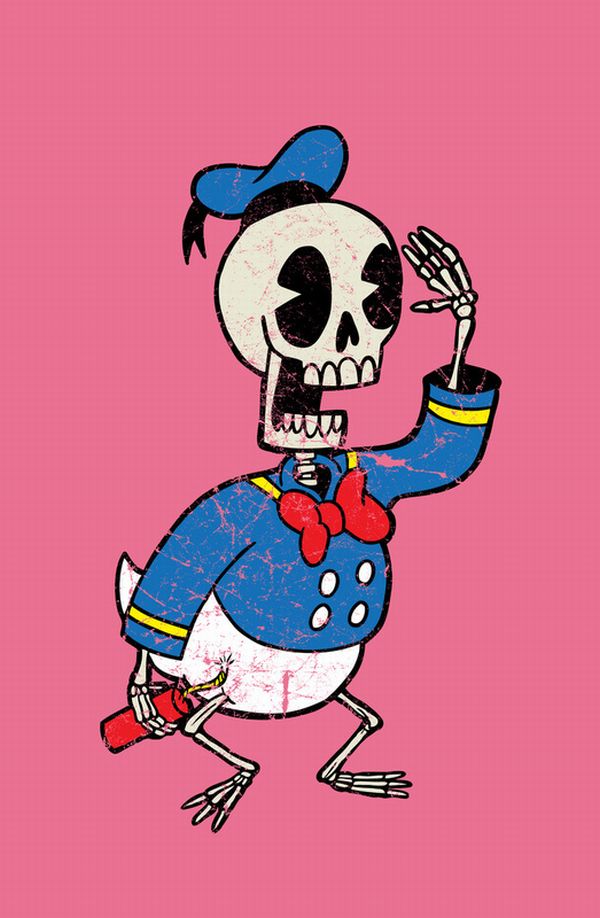 Disney Skeletons death donald Disney Skeletons