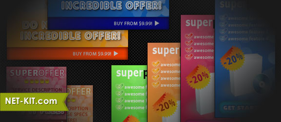 10 Premium Free PSD Banner Ad Sets free psd web banners 10 Premium Free PSD Banner Ad Sets
